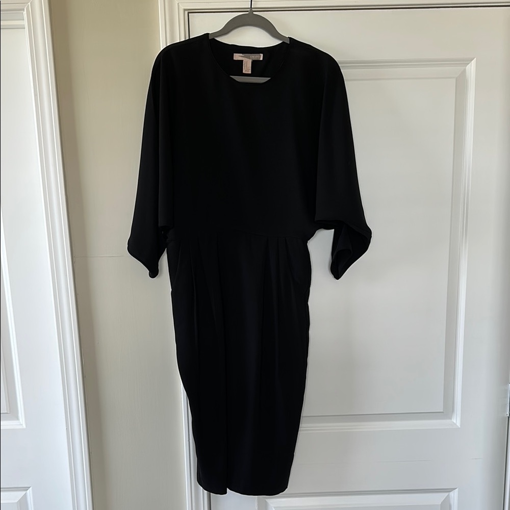 Forever 21 Black Sheath Dress with Dolman Sleeves